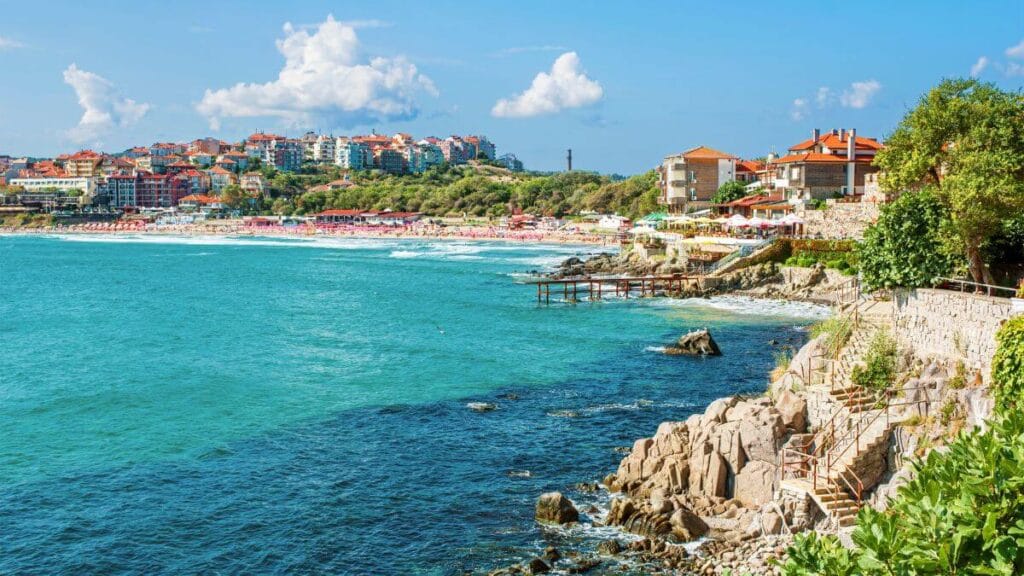 Coast of Sozopol, Bulgaria.